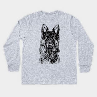 German Shepherd gift for German Shepherd Owners Kids Long Sleeve T-Shirt